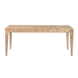 1. "Mappa Dining Table with unique wood grain pattern"