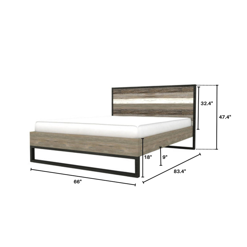 4. "Contemporary Metro Havana Queen Bed - Create a cozy sleeping space"