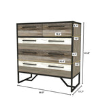 4. "Medium-sized Metro Havana 5 Drawer Chest - Enhance your bedroom decor with this functional piece"