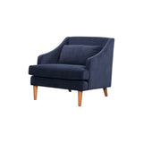 1. "Missy Club Chair - Navy Chenille with plush cushioning and elegant design"