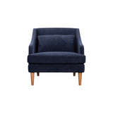 2. "Navy Chenille Missy Club Chair featuring comfortable seating and stylish upholstery"