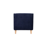 4. "Elegant Navy Chenille Missy Club Chair with medium-sized image highlighting its sophisticated appeal"