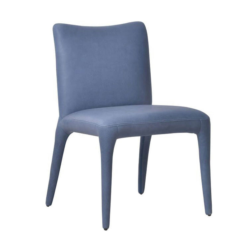 1. Milan Dining Chair - Indigo with comfortable cushioning and elegant design