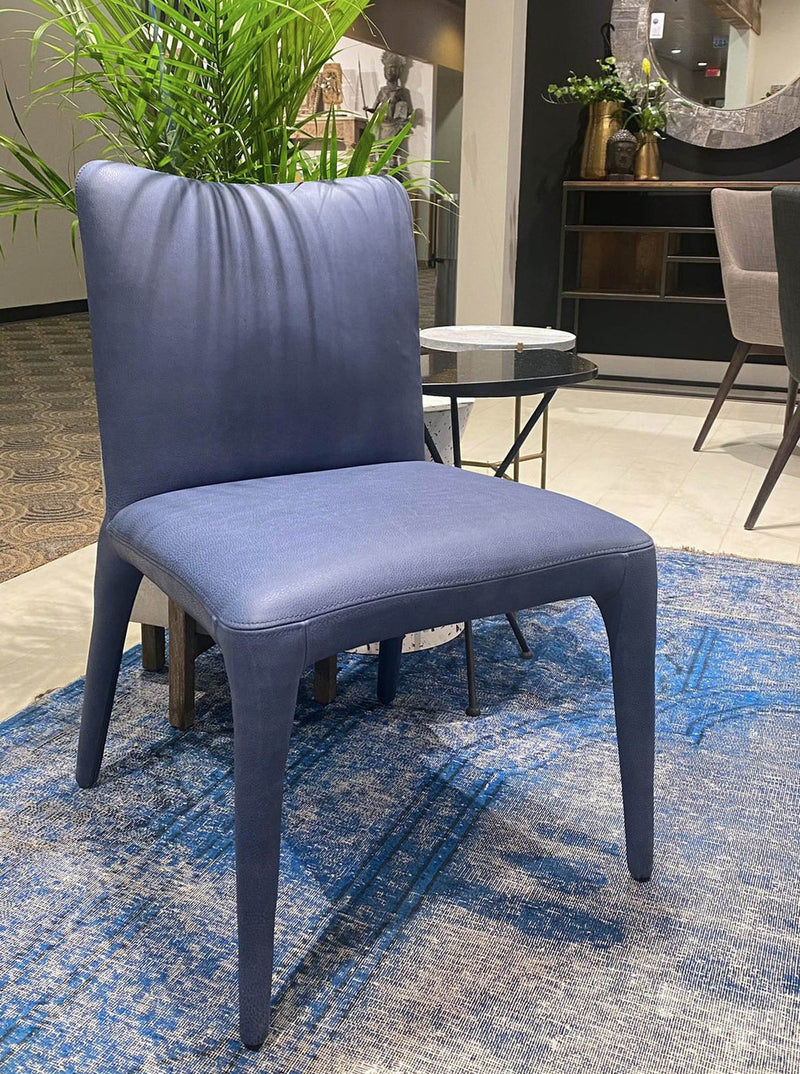 8. Milan Dining Chair in Indigo - A versatile and eye-catching addition to any dining area