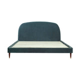 3. "Stylish Moxie King Bed with premium upholstery"