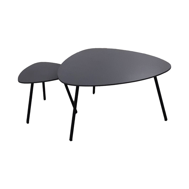 6. "Naples Outdoor Nesting Coffee Table - Weather-Resistant and Easy to Clean"