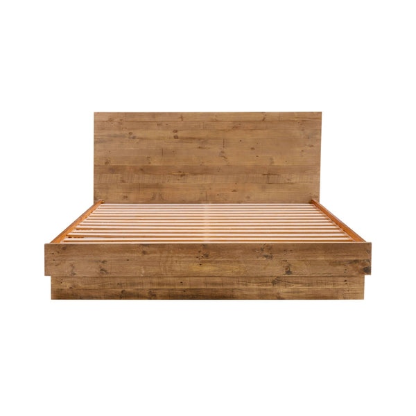2. "Dark Driftwood Nevada King Bed - a perfect blend of style and durability"