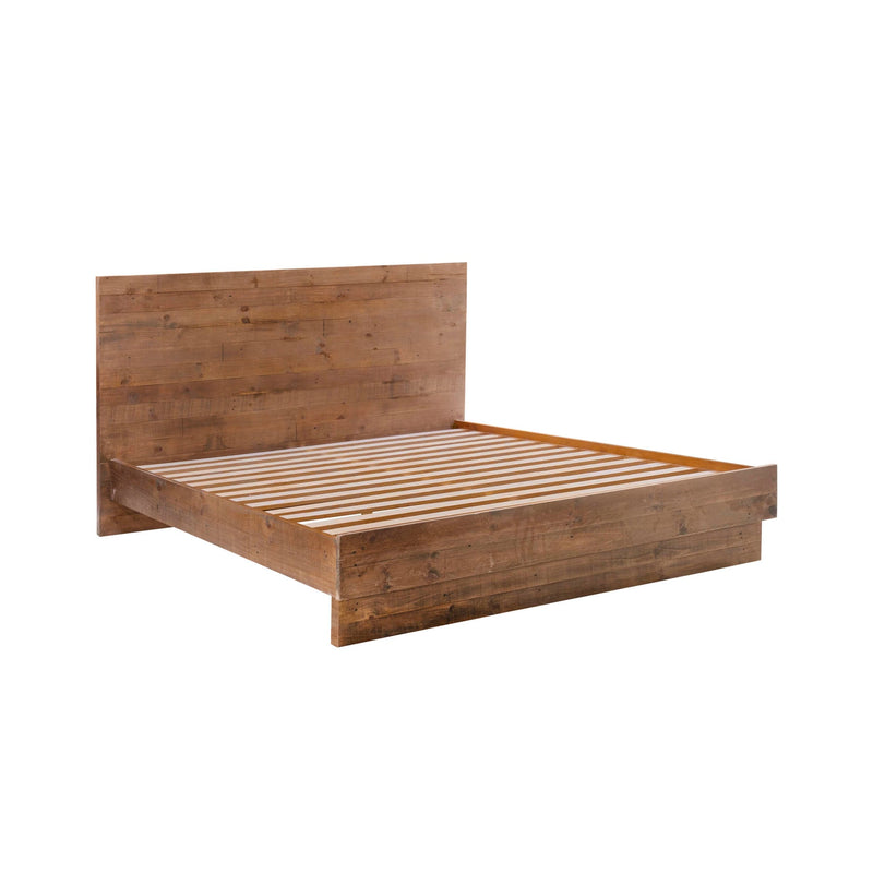 1. "Nevada King Bed - Dark Driftwood with elegant design and sturdy construction"