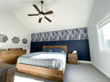 6. "Enhance your sleep experience with the Nevada Queen Bed - Dark Driftwood"