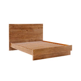 1. "Nevada Queen Bed - Dark Driftwood with elegant design and sturdy construction"