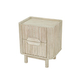 3. "Stylish Oasis Nightstand featuring a contemporary design and convenient storage"