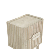 7. "Oasis Nightstand with spacious drawers and a timeless design"