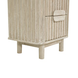 10. "Chic Oasis Nightstand with multiple drawers for organized storage"