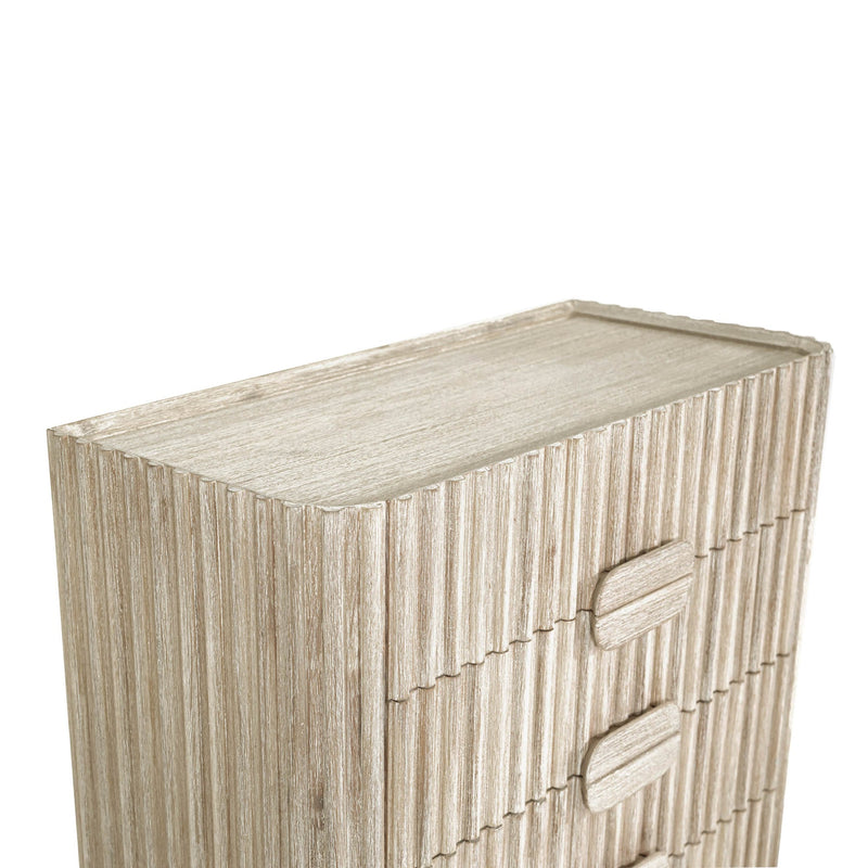 7. "Functional Oasis 4 Drawer Chest for clothing and accessories"