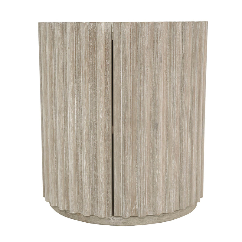 9. "Stylish Oasis 1 Door Side Table with a minimalist aesthetic"