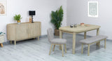 9. "Oasis 70/102" Extension Dining Table with smooth surface and easy maintenance"