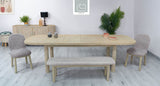 10. "Sleek and sophisticated Oasis 70/102" Extension Dining Table for stylish interiors"
