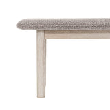 6. "Medium-sized Oatmeal Bench: Create a cozy corner in your garden with this comfortable seating"