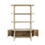 3. "Sleek and stylish bookcase with a minimalist design for contemporary interiors"