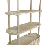 9. "Organize your books in style with this chic and trendy bookcase"
