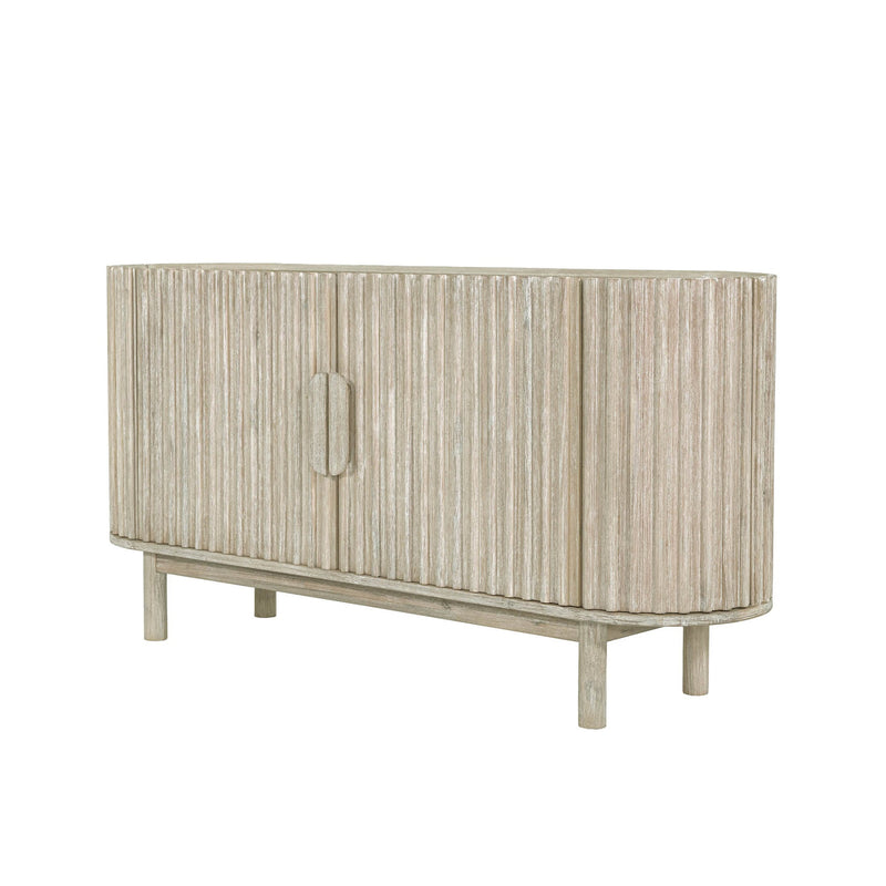 1. "Oasis Sideboard in sleek modern design with ample storage space"