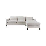 2. Stylish and comfortable Oxford Right Sectional Sofa - Travertine Cream