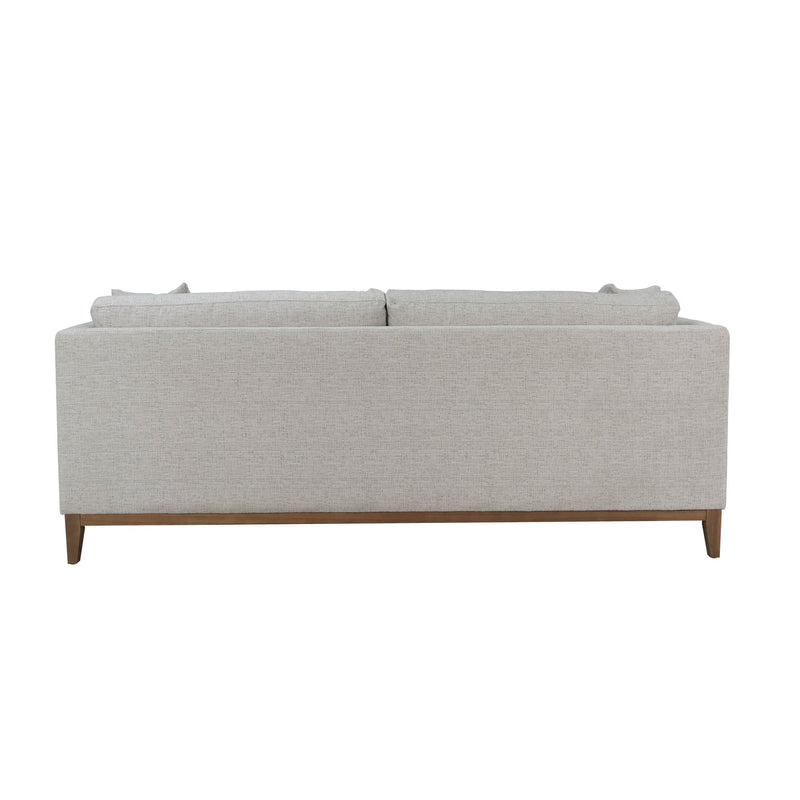 4. "Elegant Harmony Sofa - Woven Tweed Neutral with stylish design"