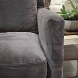 11. "Grey Heston Club Chair for adding a touch of elegance to your space"