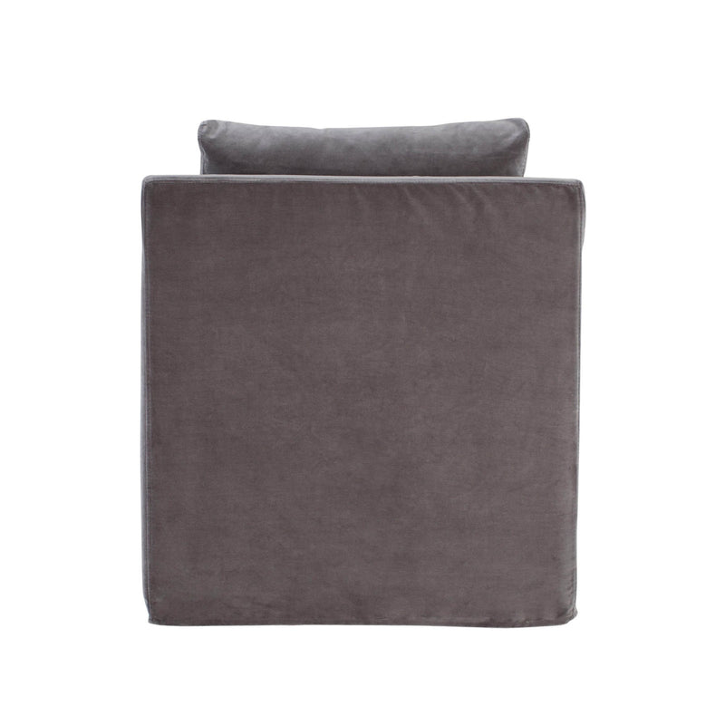 4. "Versatile Heston Club Chair - Grey for any decor"