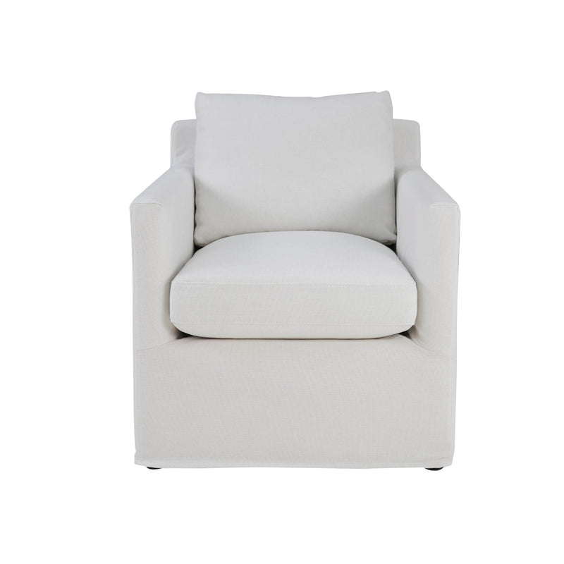 2. "White Linen Heston Club Chair - a stylish addition to any living space"