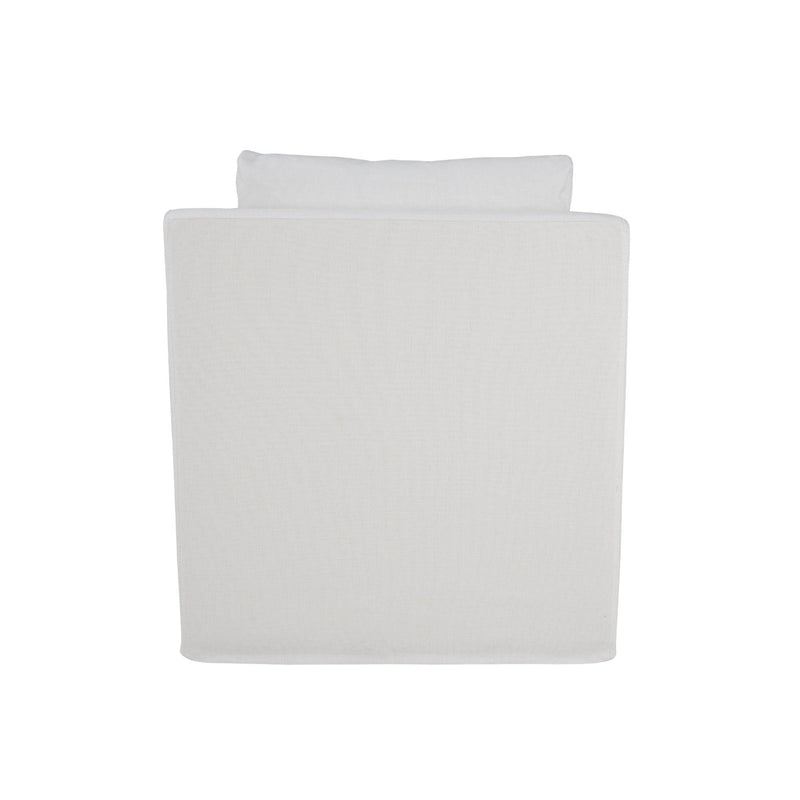 4. "Classic White Linen Heston Club Chair - perfect for traditional interiors"