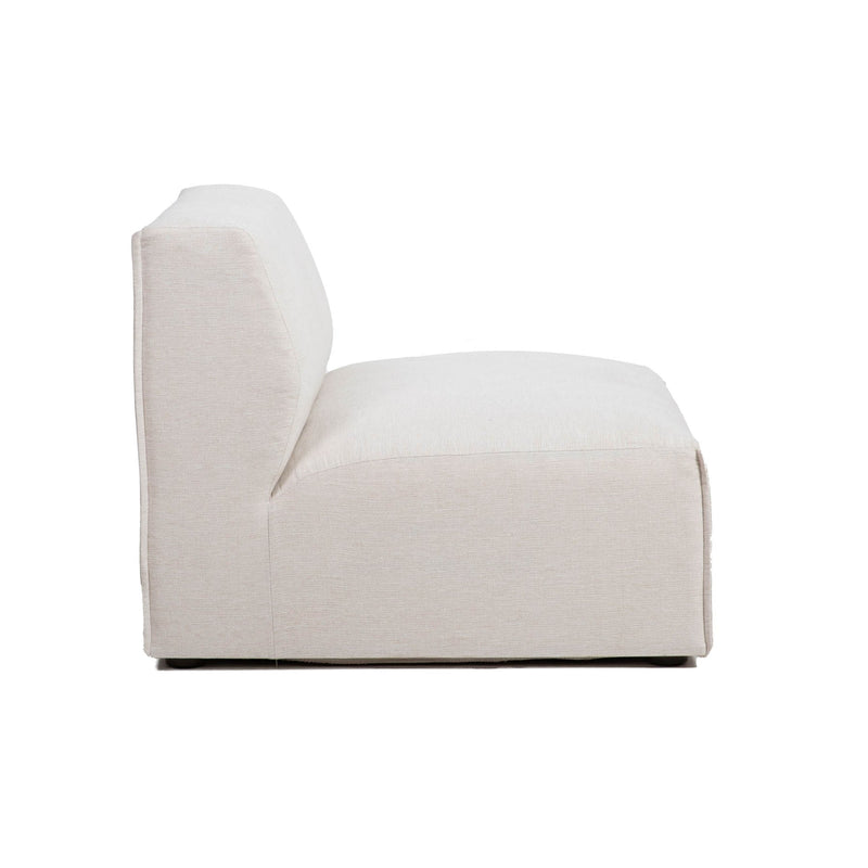 3. "Versatile Armless Chair for Premium Modular Configurations"