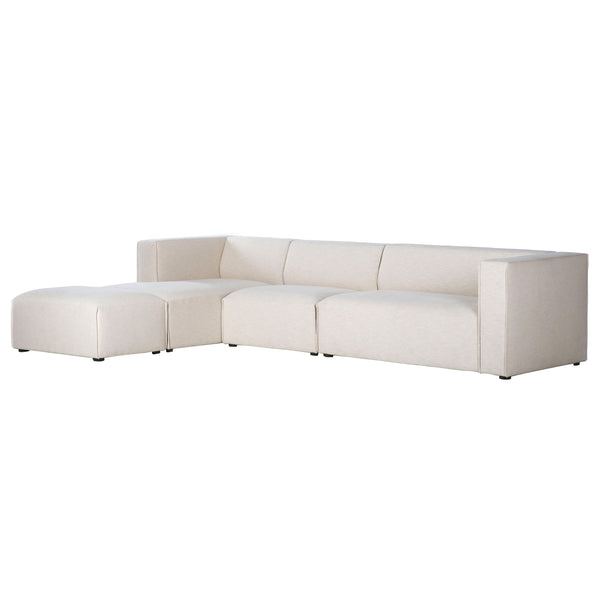 1. Premium Left Modular Sectional W/ Ottoman - Luxurious and versatile seating option