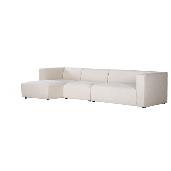 1. "Premium Left Modular Sectional with Plush Cushions and Sleek Design"