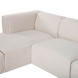 2. "Comfortable Left Modular Sectional with Adjustable Backrests and Chaise Lounge"