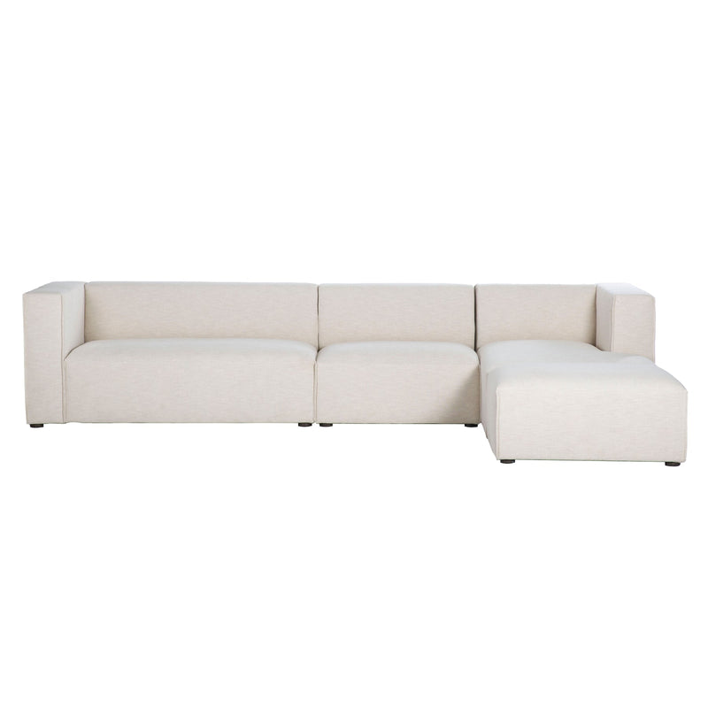 3. Stylish Right Modular Sectional W/ Ottoman - Enhance your home decor with this modern and sleek furniture piece