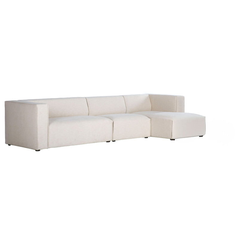 4. Left-Facing Modular Sectional with Ottoman - Customizable seating arrangement for any space