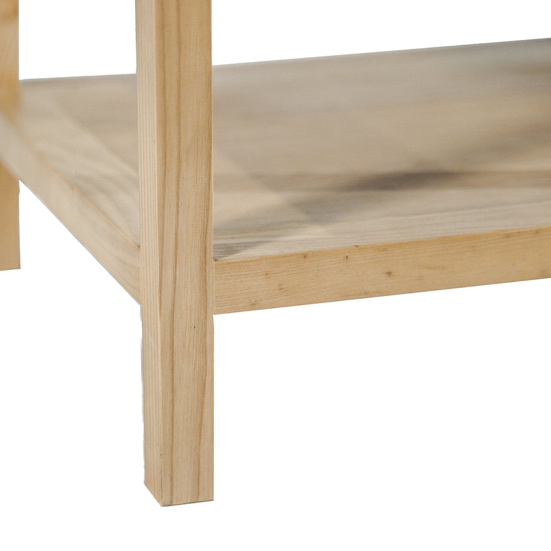 8. "Enhance your space with a natural rattan side table"