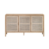 3. Natural Rattan 3 Door Sideboard - perfect for any interior