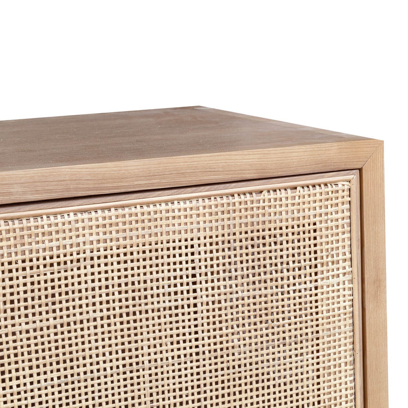 7. Natural Rattan 3 Door Sideboard - a statement piece for your home