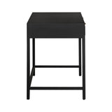 4. "Versatile Rattan Desk - Ebony suitable for any decor style"