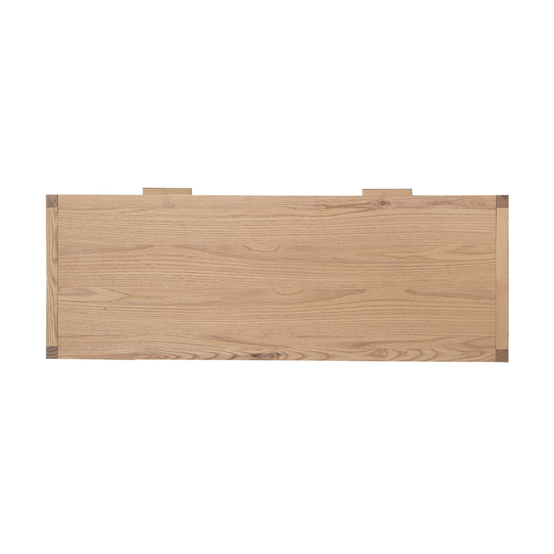 5. "Durable Rattan Console Table - Natural, designed to withstand everyday use while maintaining its beauty"