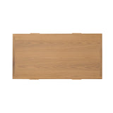 5. "Handcrafted rattan coffee table with a natural look and feel"