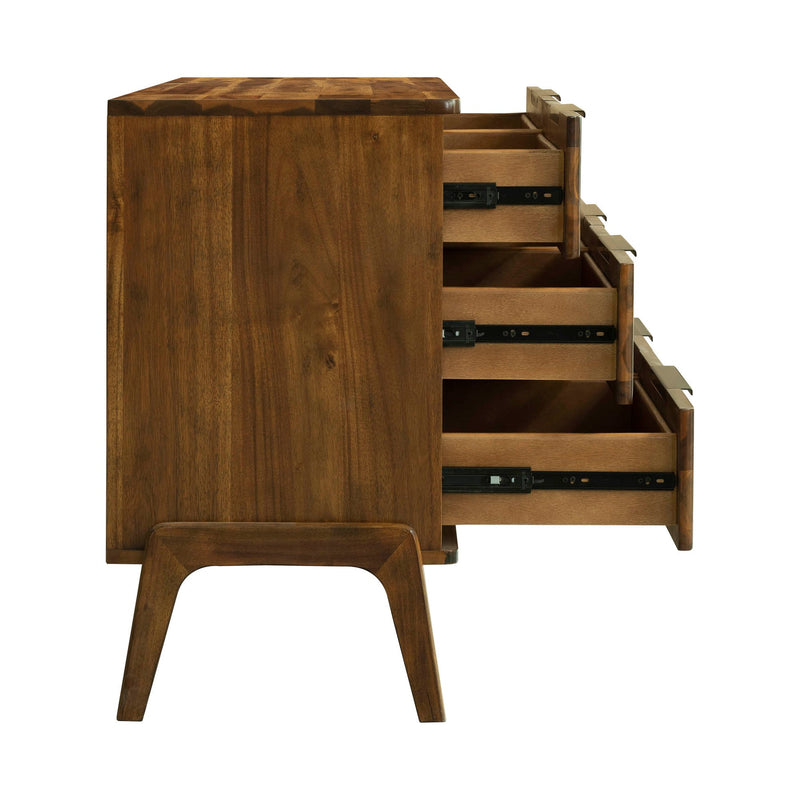 6. "Sleek and contemporary 6 drawer dresser"