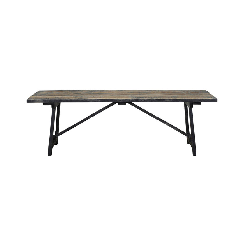 1. Renaissance Dining Table - Black Antique with intricate carved details