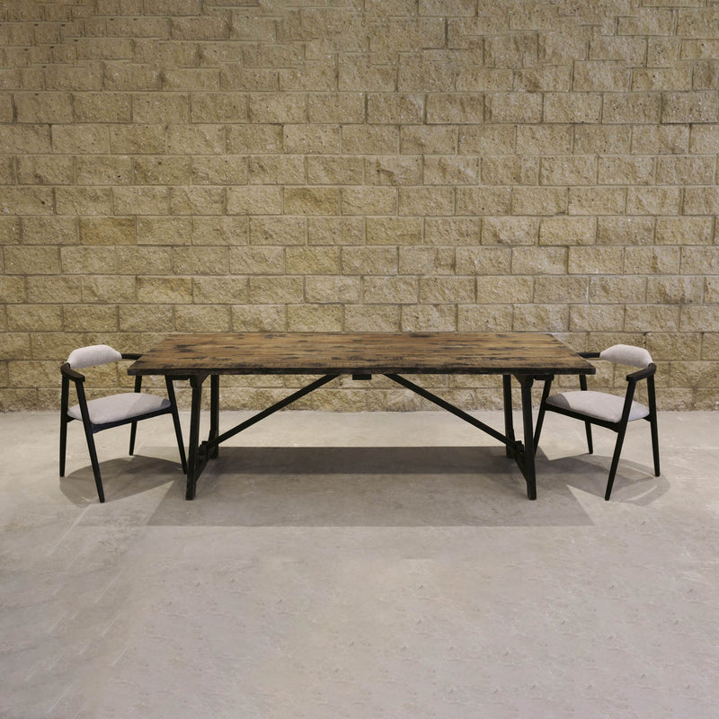4. Renaissance Dining Table - Black Antique with sturdy construction for long-lasting use