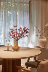 5. "Contemporary Sculpture Dining Table - Natural: Elevate your home decor with style"