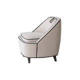 3. "Comfortable Ivory Club Chair for modern interiors"