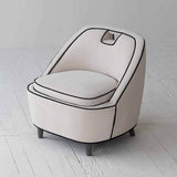 7. "Ivory Club Chair for cozy reading nooks"