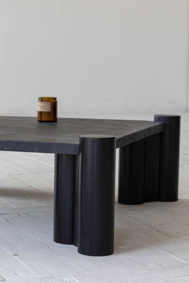 5. "Functional Vito Coffee Table with built-in shelves for organizing essentials"